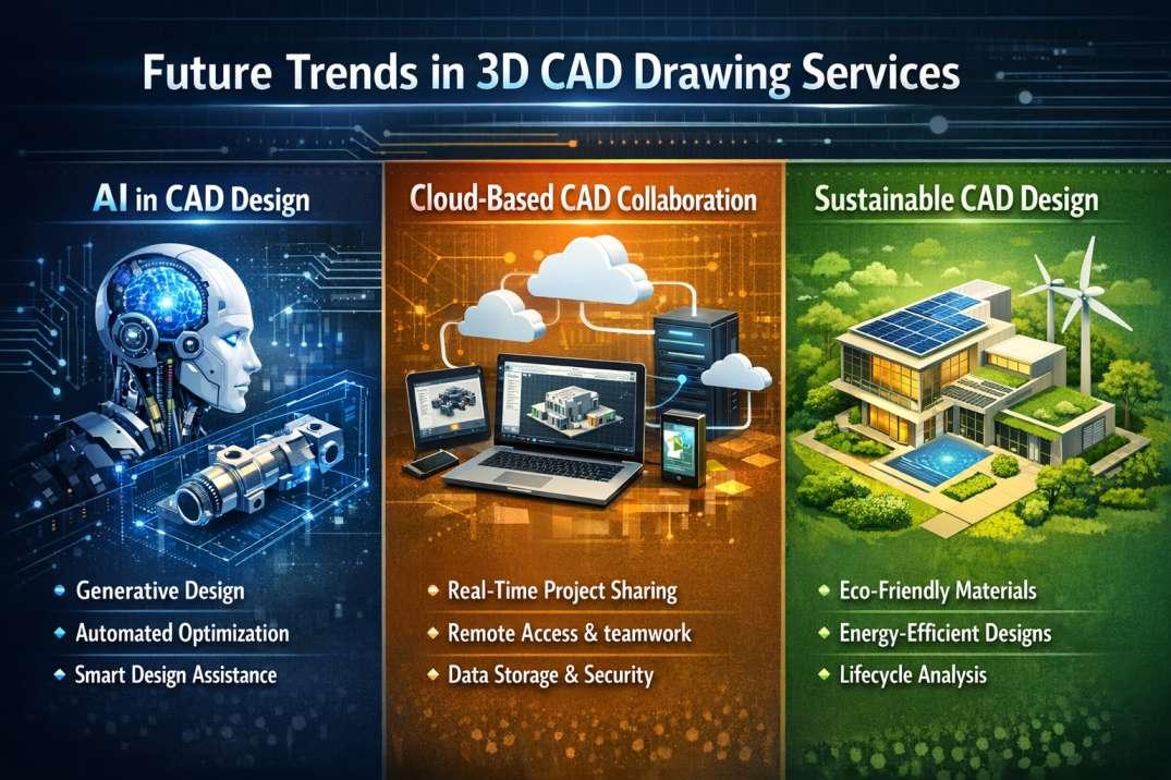 3D CAD drawing services trends shaping design in 2026