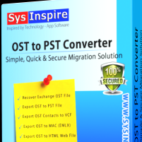 SysInspire OST To PST Converter